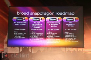QualComm snapdragon roadmap