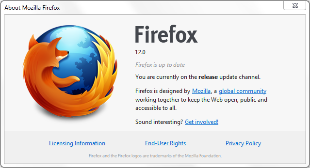 Firefox 12.0