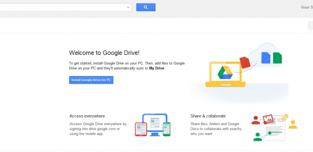 Google Drive Interface