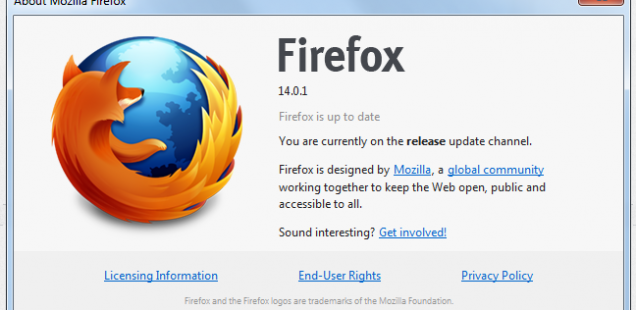 Mozilla Firefox 14.0.1