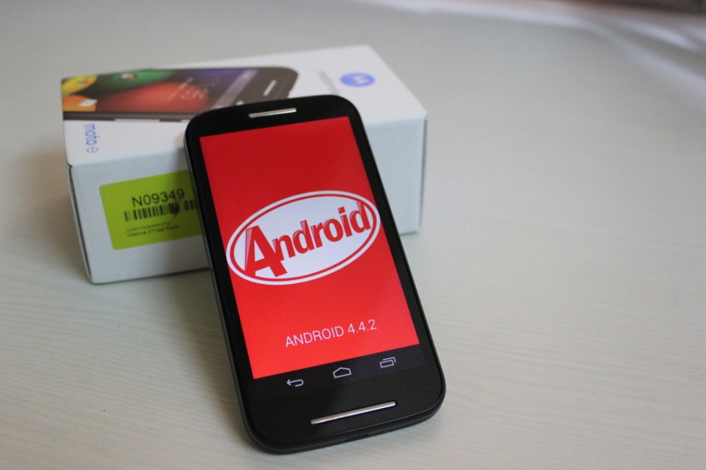 Moto E running Android 4.4.2