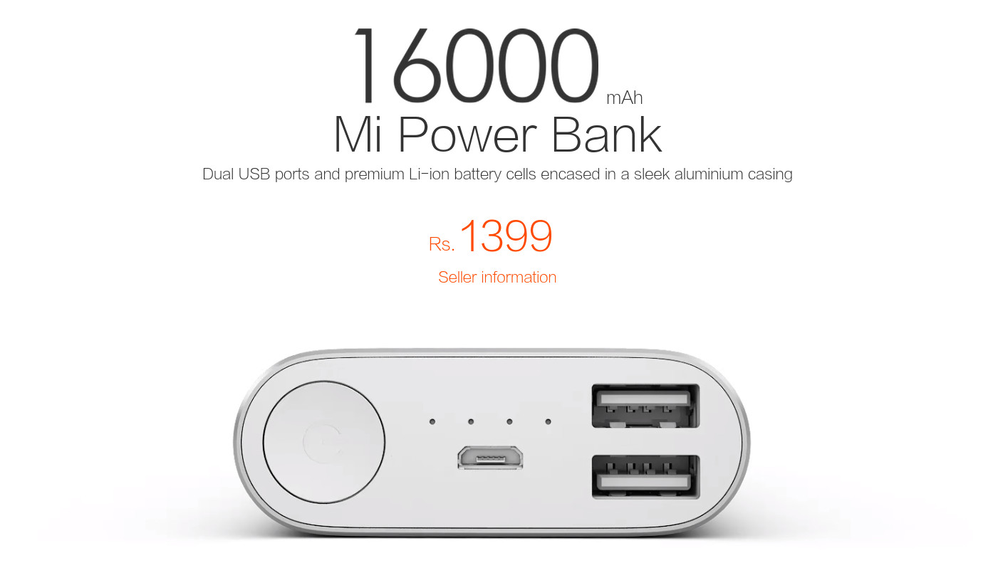 Xiaomi 16000mAh Power Bank